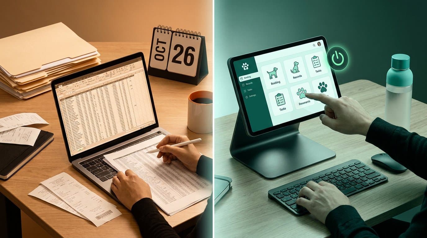 Excel vs logiciel dédié : combien d'heures par semaine pour gérer une pension ?